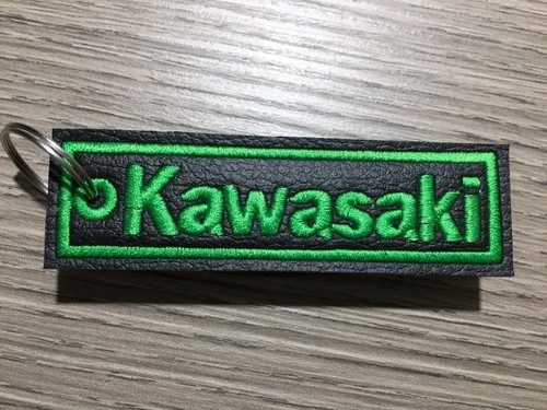 Portachiavi kawasaki ricamato - portachiavi,