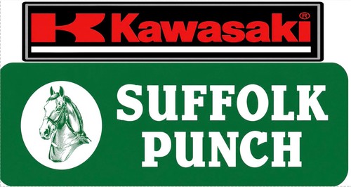 Adesivo suffolk punch - adesivo, kawasaki
